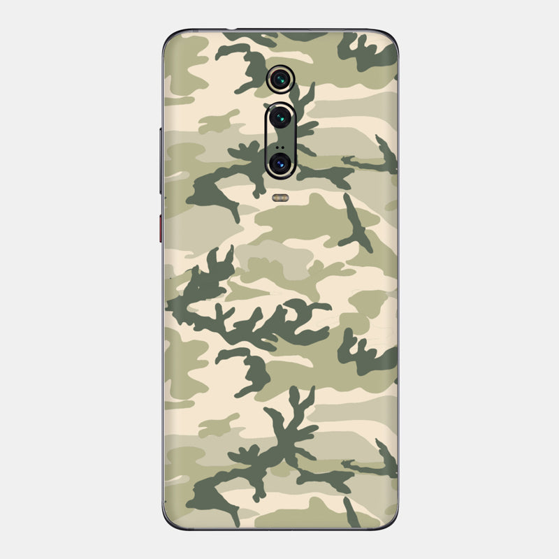 Military Camo Glass Back