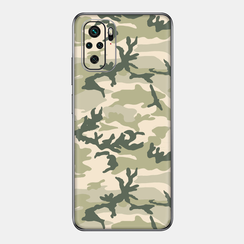 Military Camo Glass Back