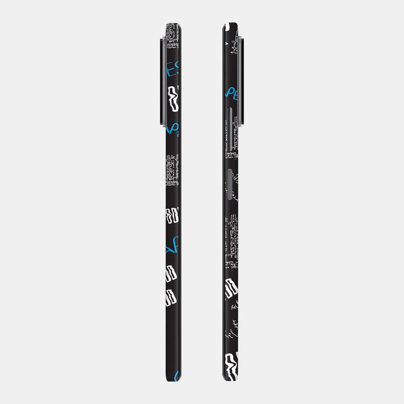 Black Scribble Full Back