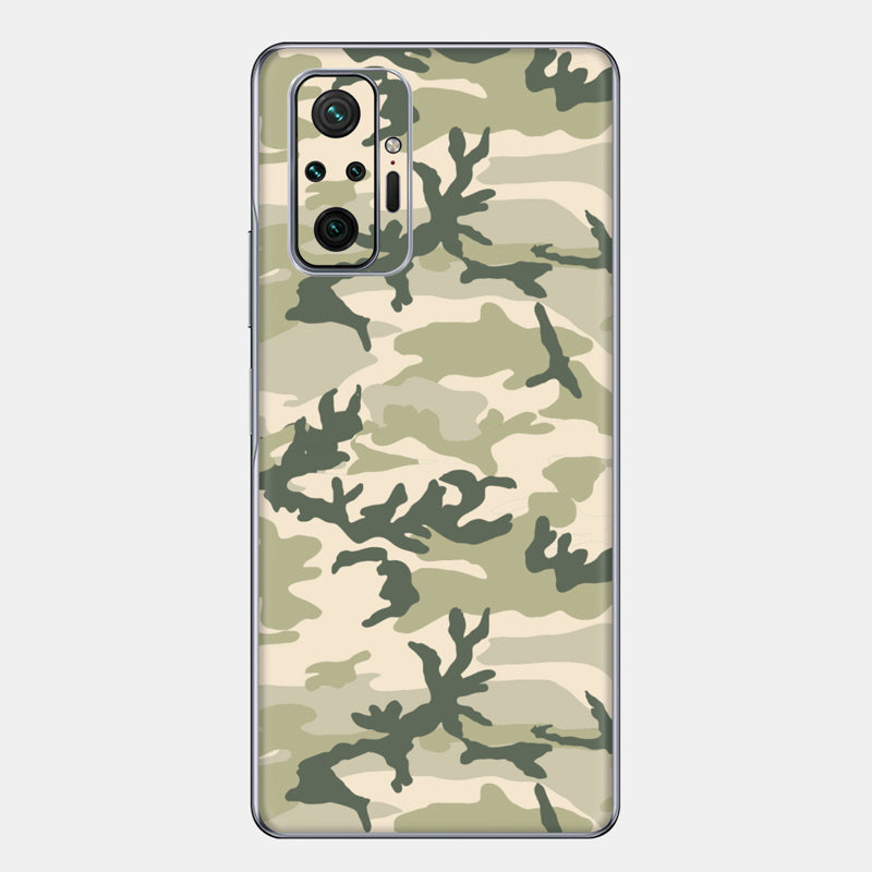 Military Camo Glass Back