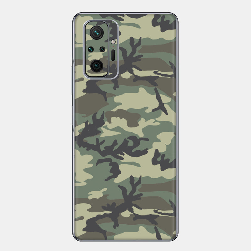 Forest Camo Glass Back