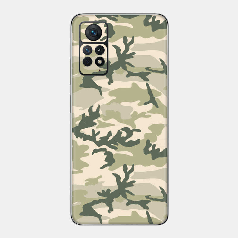 Military Camo Glass Back