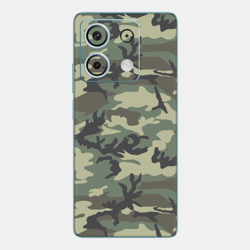 Forest Camo Glass Back