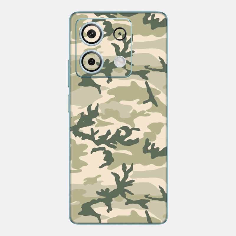 Military Camo Glass Back