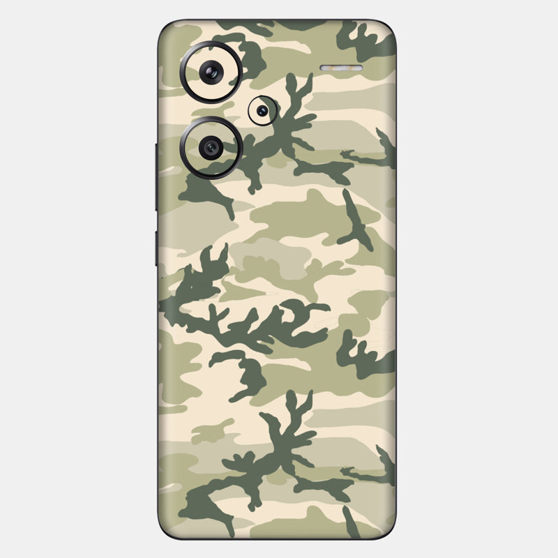 Military Camo Glass Back