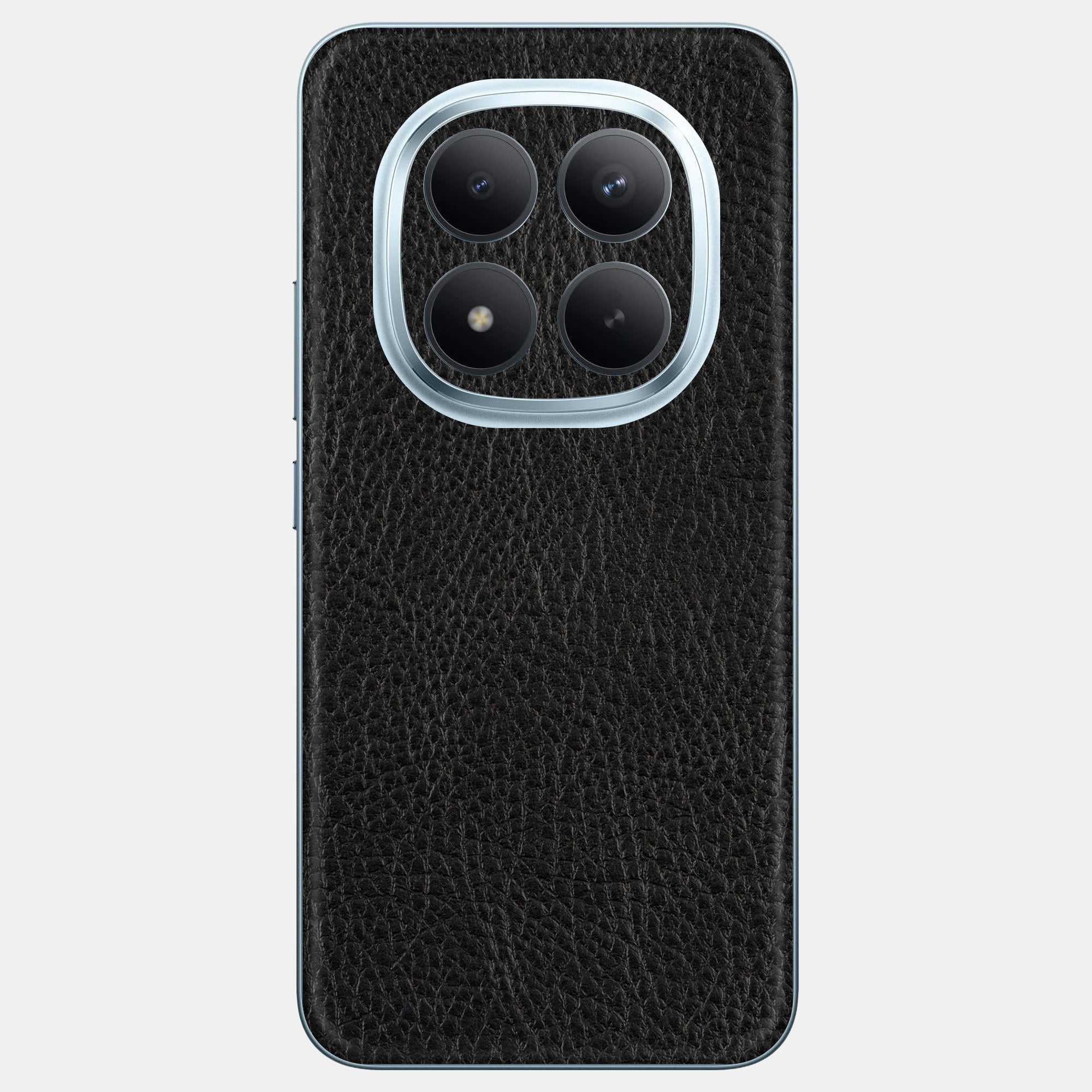 Black Leather Glass Back