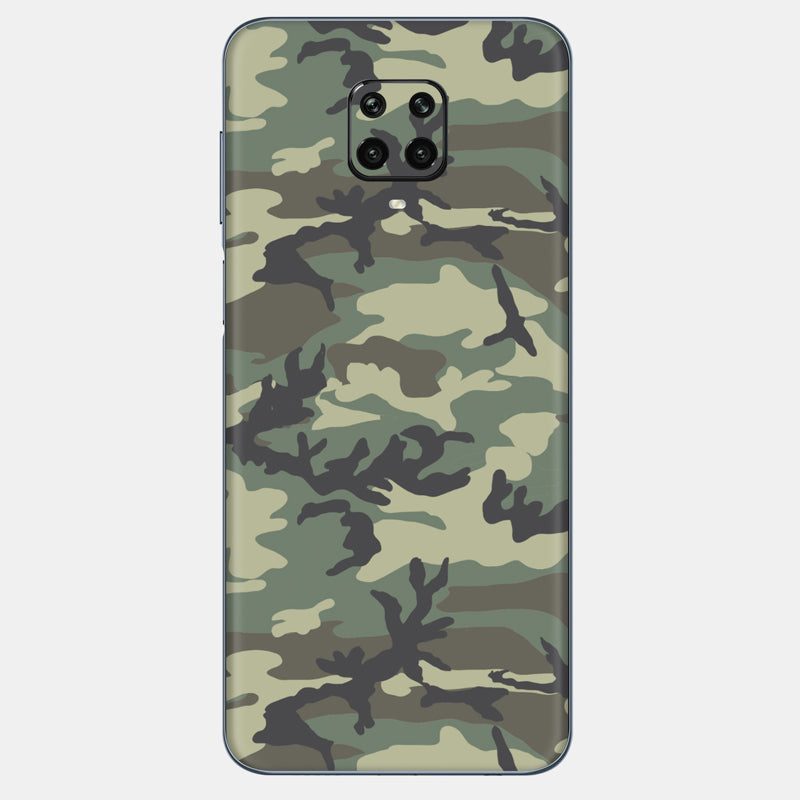 Forest Camo Glass Back