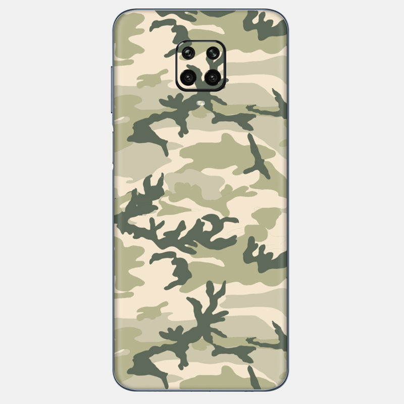Military Camo Glass Back