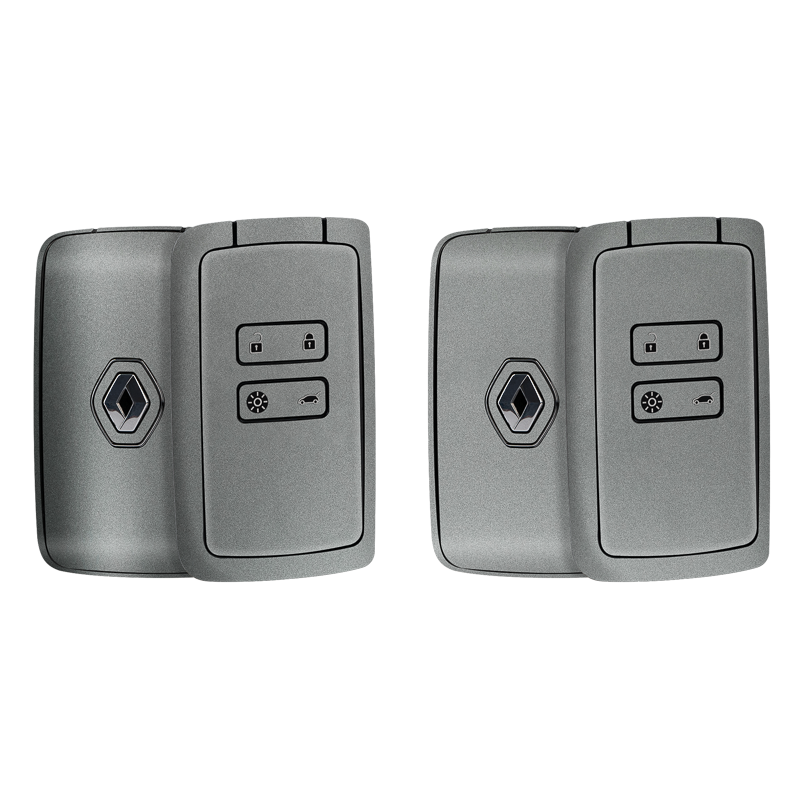 Satin Metiorite Silver Key-1 + Key-2