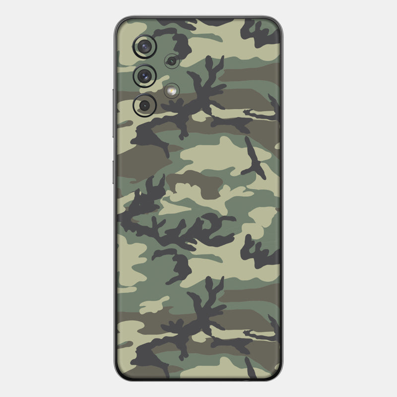Forest Camo Glass Back