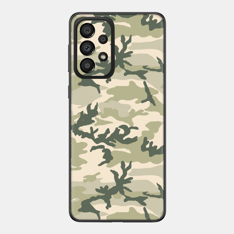Military Camo Glass Back