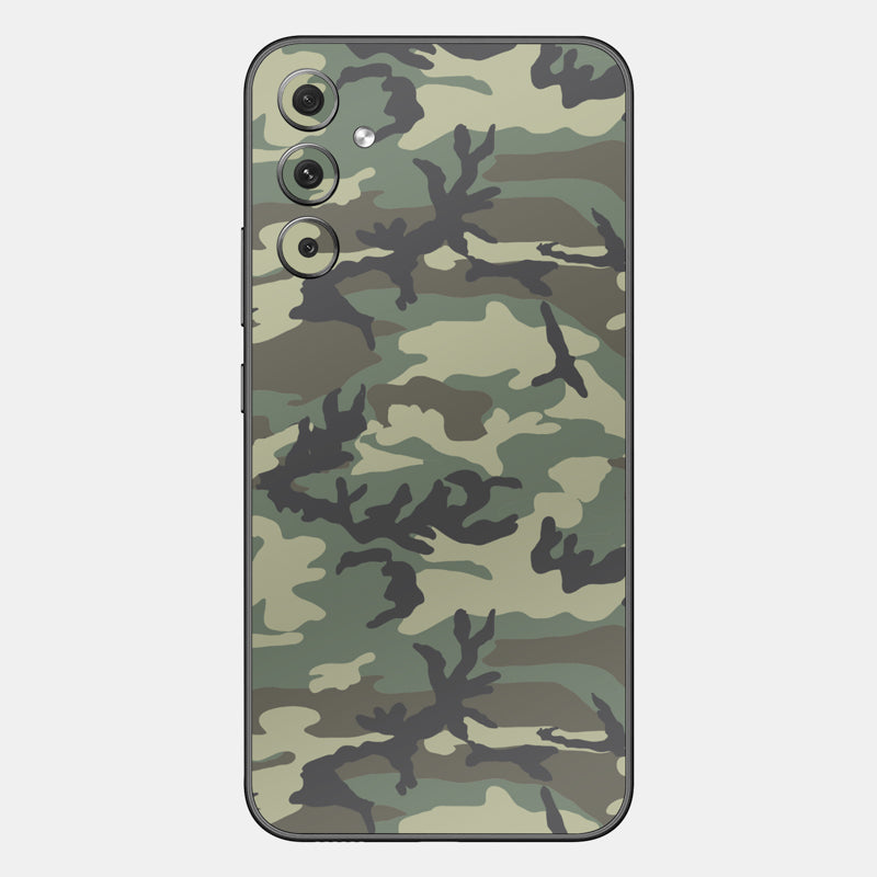 Forest Camo Glass Back