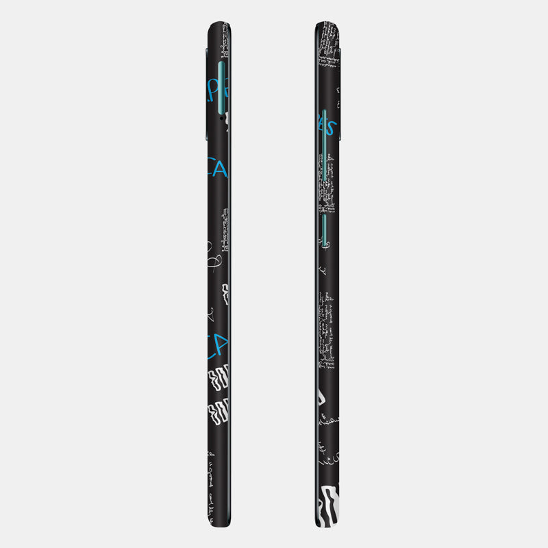 Black Scribble Full Back