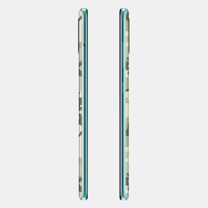 Military Camo Glass Back