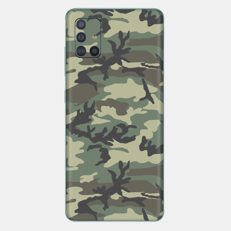 Forest Camo Glass Back