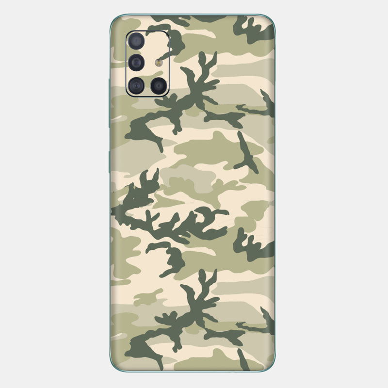 Military Camo Glass Back