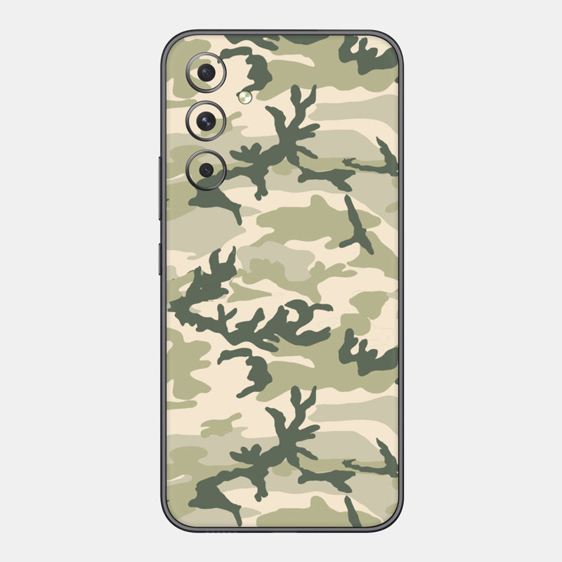 Military Camo Glass Back