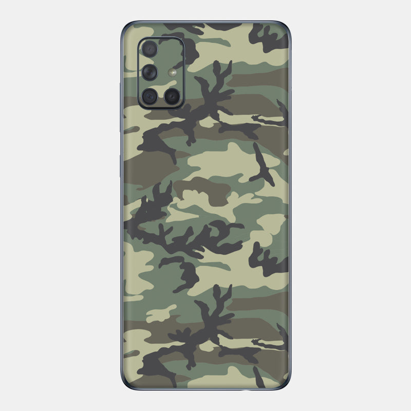 Forest Camo Glass Back