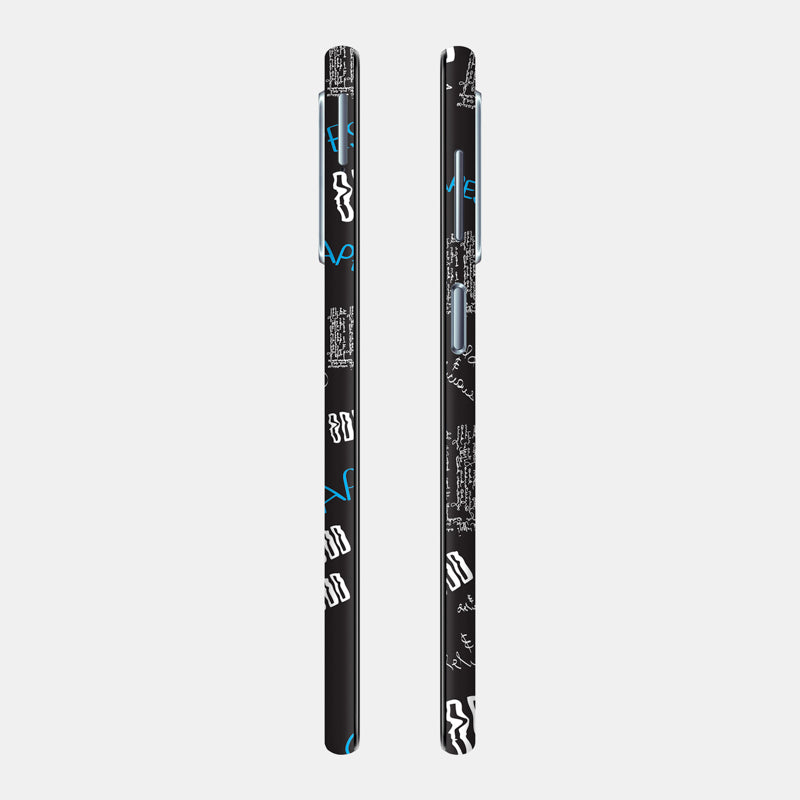 Black Scribble Full Back