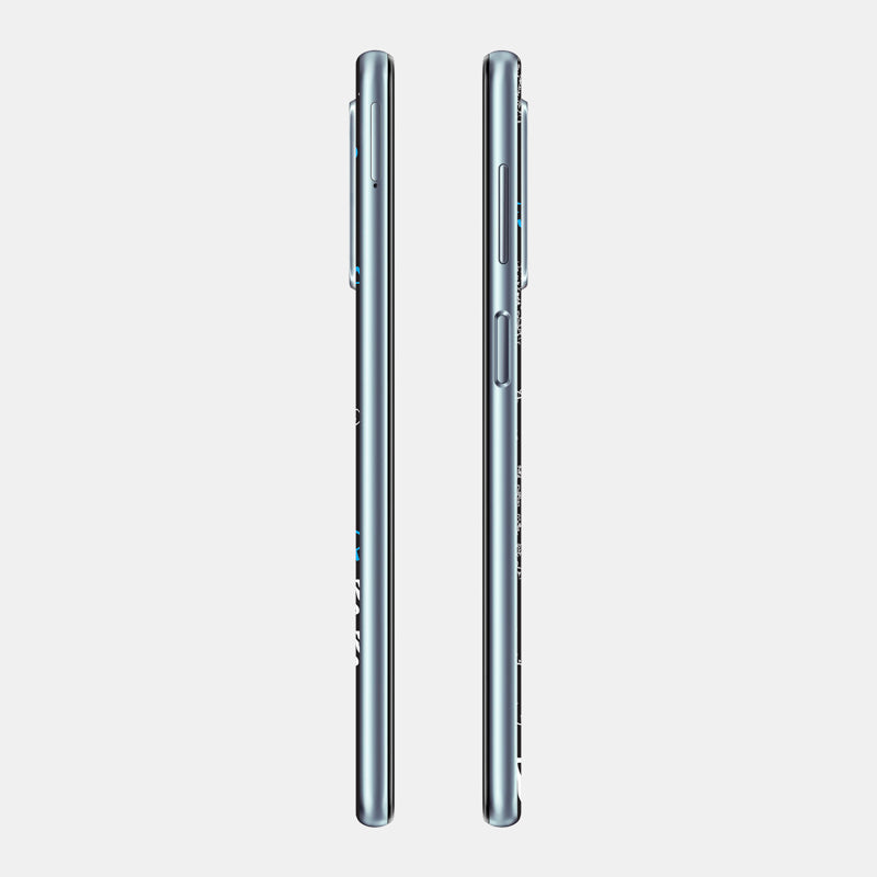 Black Scribble Glass Back