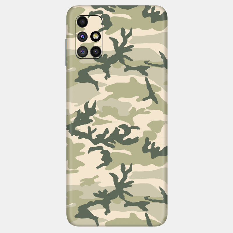 Military Camo Full Back