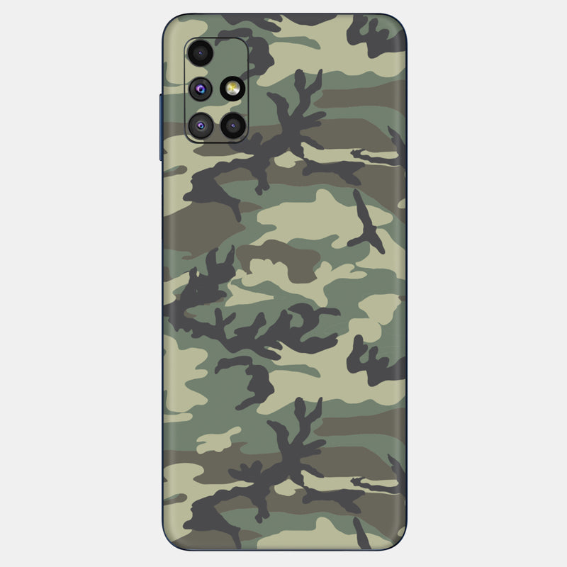 Forest Camo Glass Back