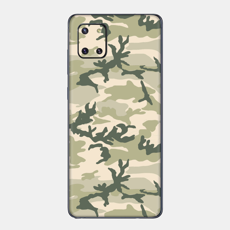 Military Camo Glass Back