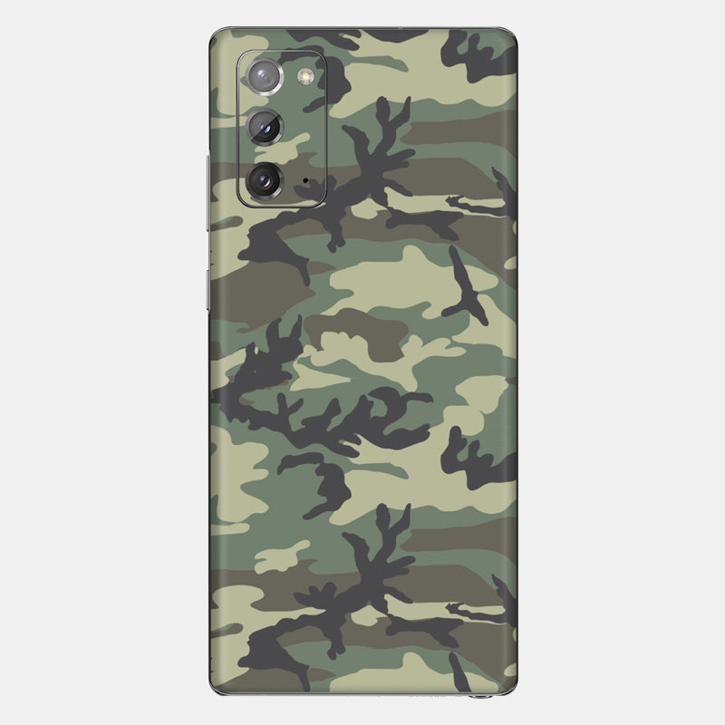 Forest Camo Glass Back