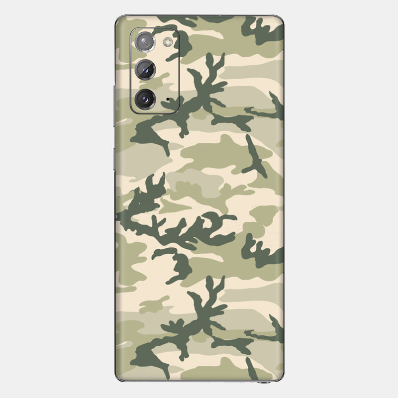 Military Camo Glass Back