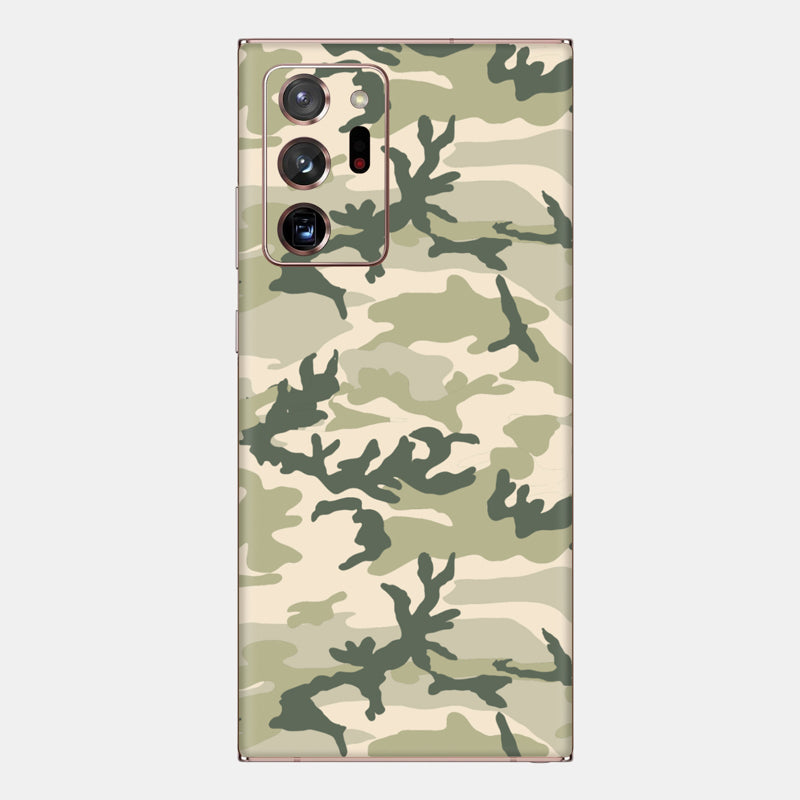 Military Camo Glass Back