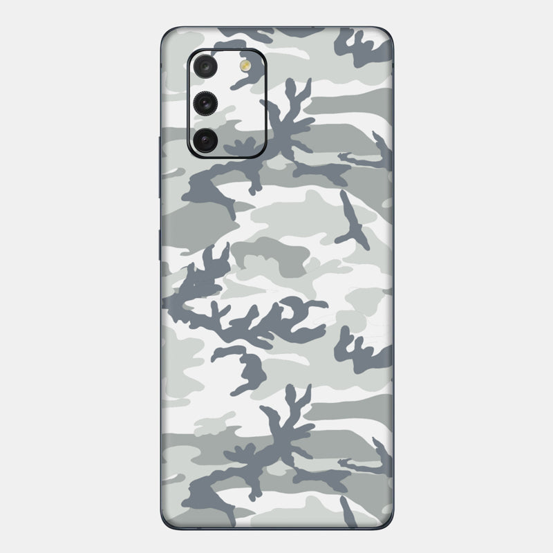 Snow Camo Glass Back