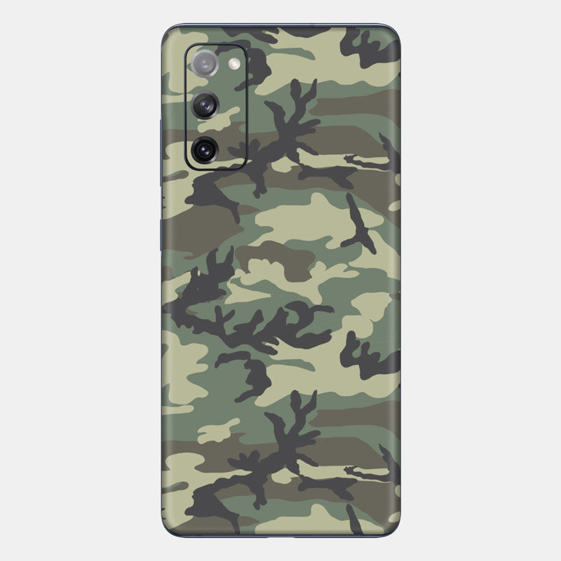 Forest Camo Glass Back