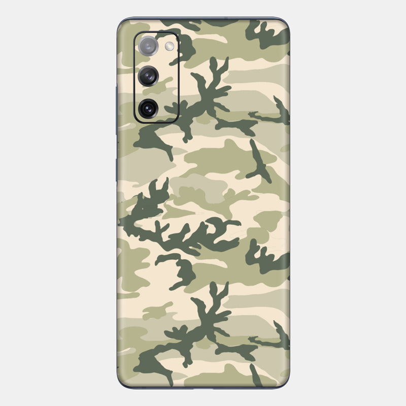 Military Camo Glass Back