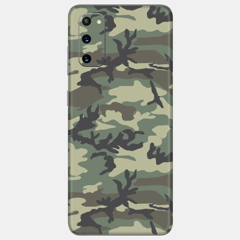 Forest Camo Glass Back