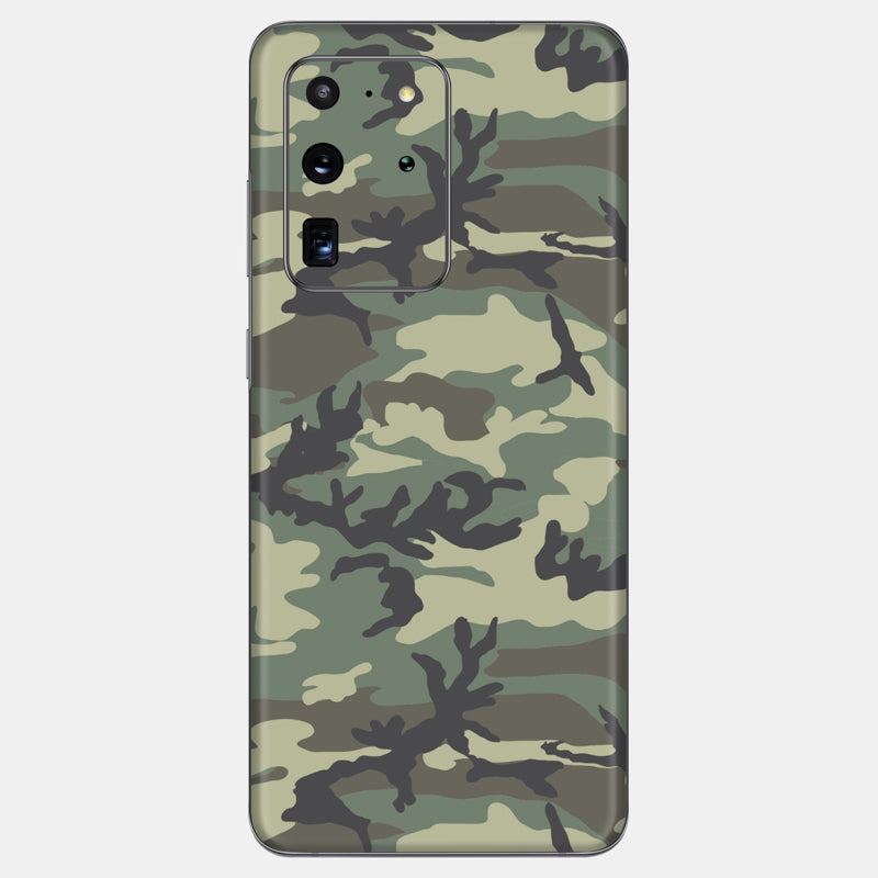 Forest Camo Glass Back