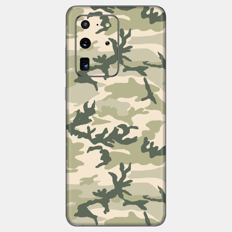 Military Camo Glass Back