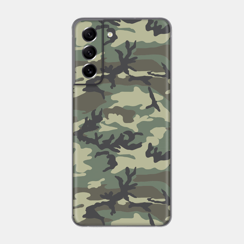 Forest Camo Glass Back