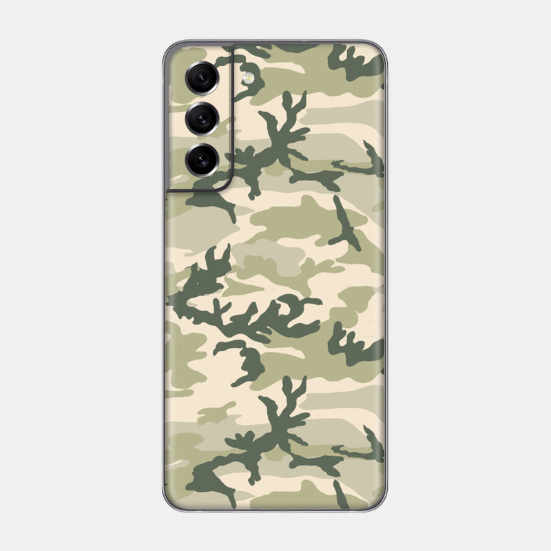 Military Camo Glass Back