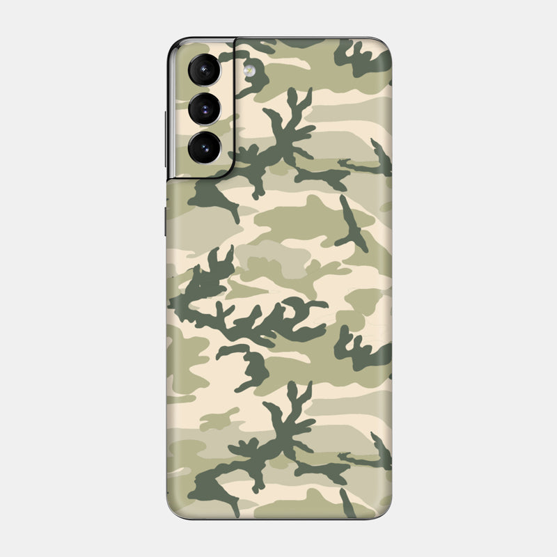 Military Camo Glass Back