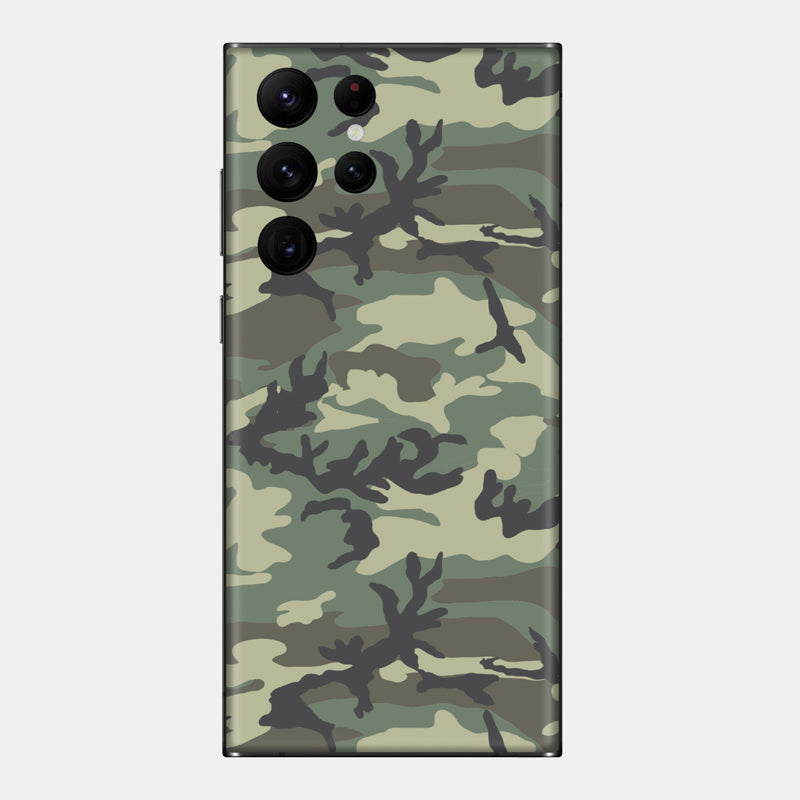 Forest Camo Glass Back