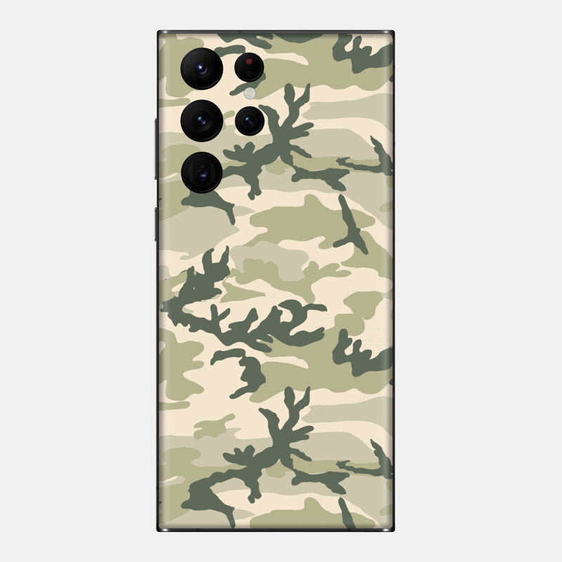 Military Camo Glass Back
