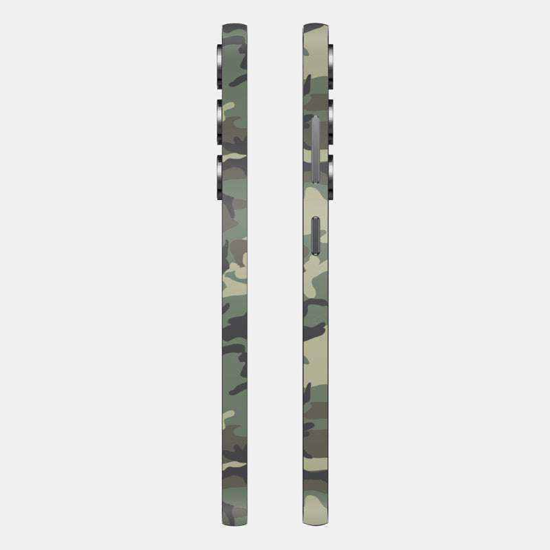 Forest Camo Glass Back