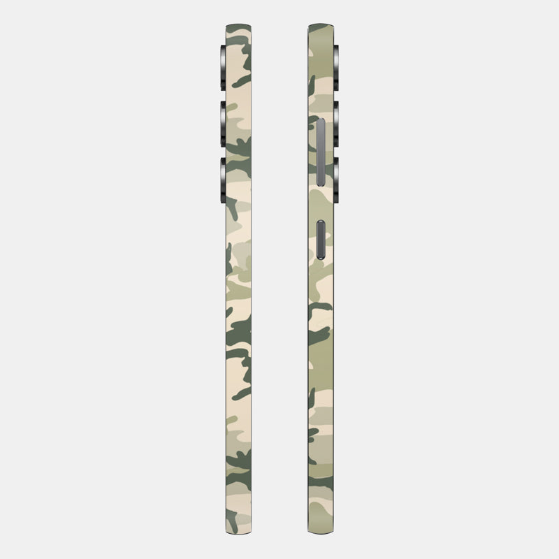 Military Camo Glass Back
