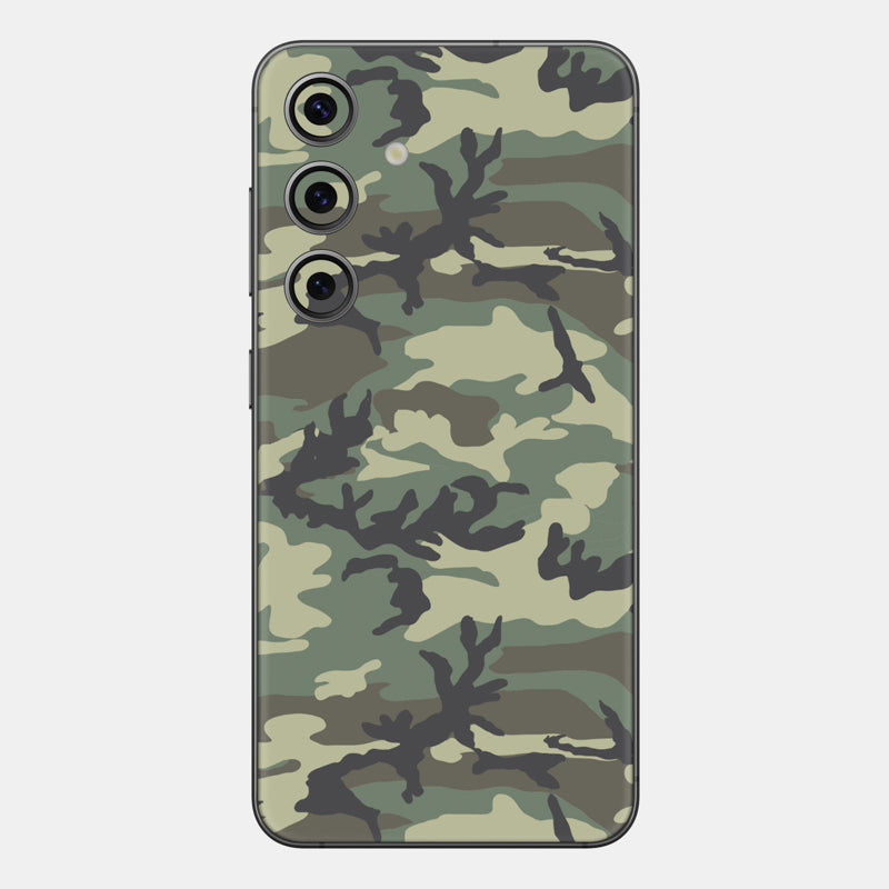Forest Camo Glass Back
