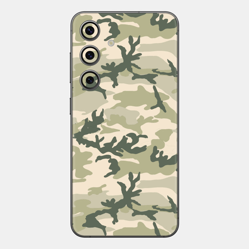 Military Camo Glass Back