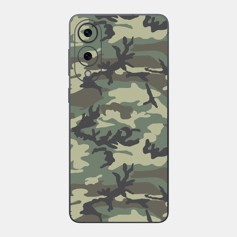 Forest Camo Glass Back