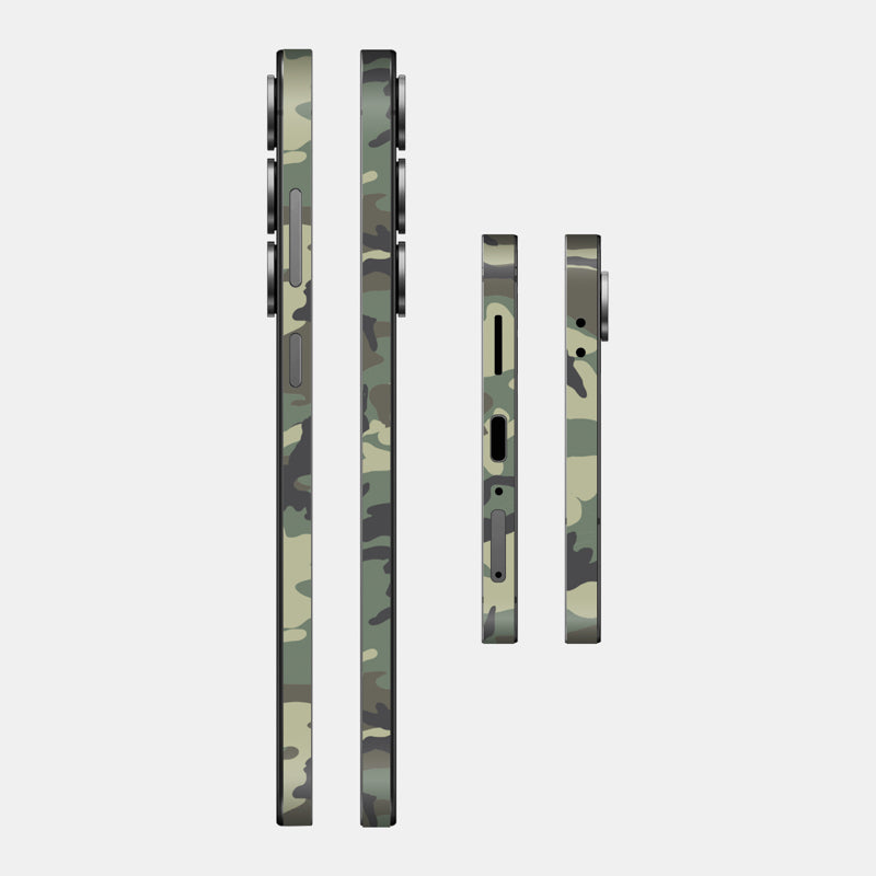 Forest Camo Glass Back