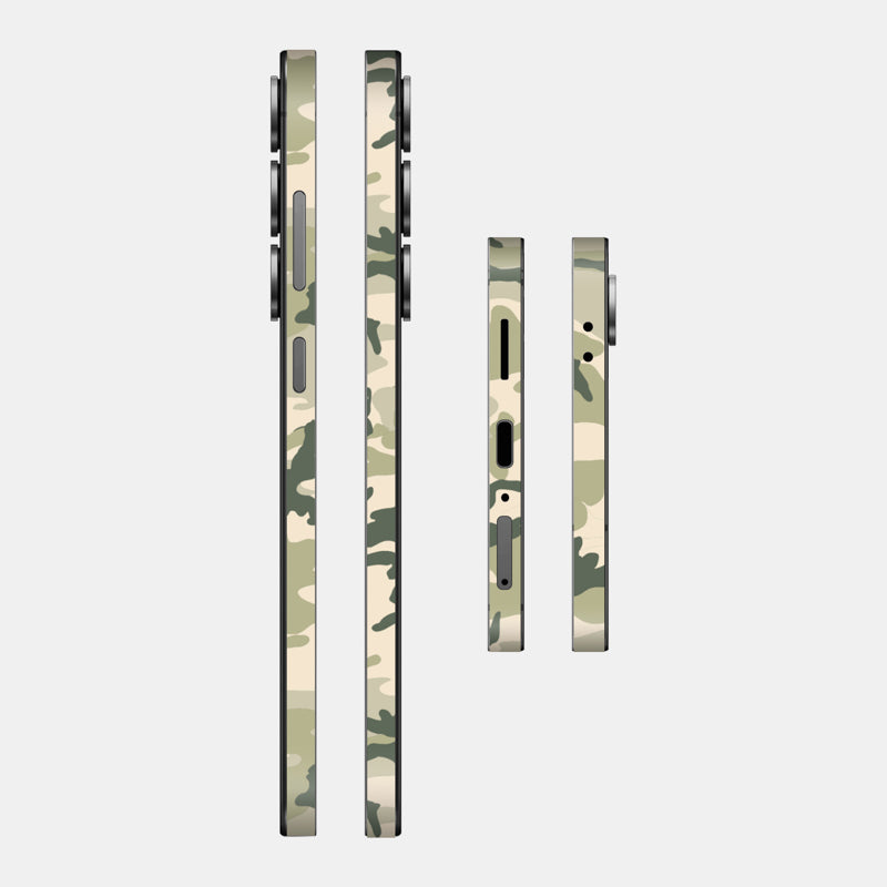 Military Camo Glass Back