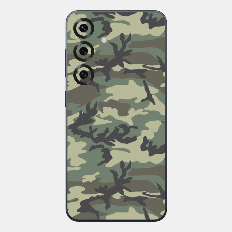 Forest Camo Glass Back