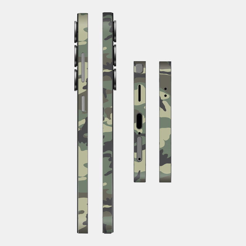 Forest Camo Glass Back